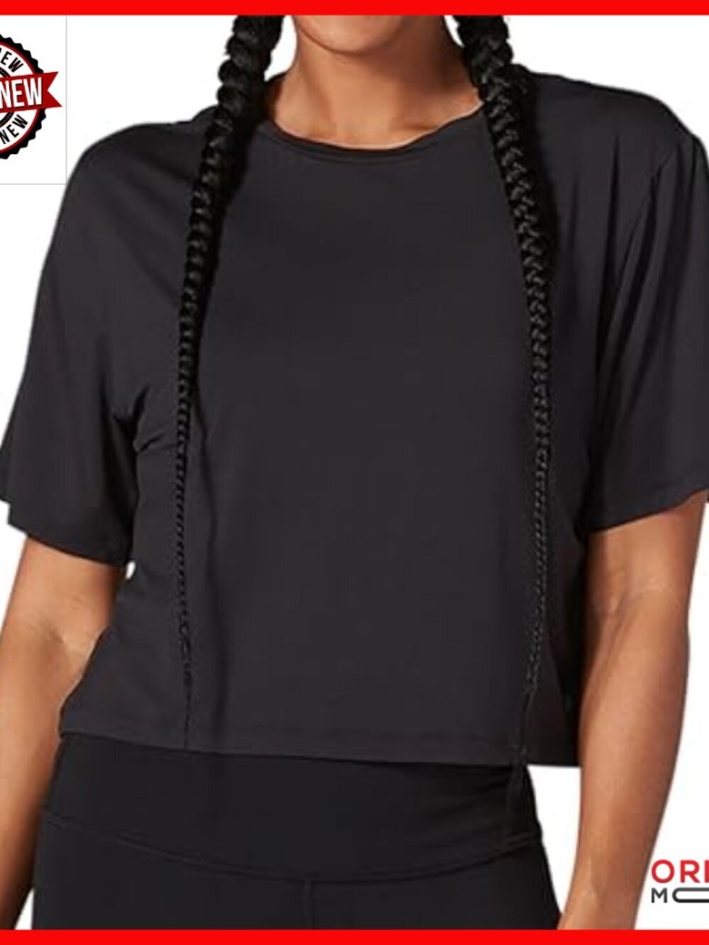 Quick-Dry Modal Crop Top for Yoga Pilates Barre Workouts